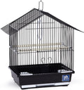 Prevue Pet Parakeet Manor Bird Cage with Handle - Versatile Carrier for Home or Travel, Small Bird Accessories, Easy Storage, Ideal for Canaries, Budgies, Finches, Parakeets, and More